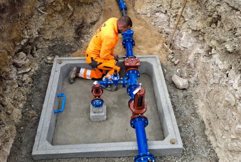 Interconnexion AEP entre le village du Garn et Laval Saint Roman