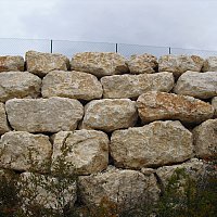 Mur avec des blocs
